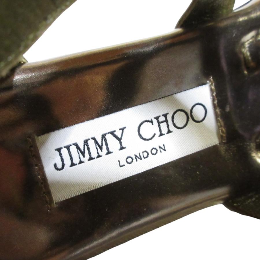 JIMMY CHOO（ジミーチュウ） 新品同様 WAIVER FLAT ビジュー