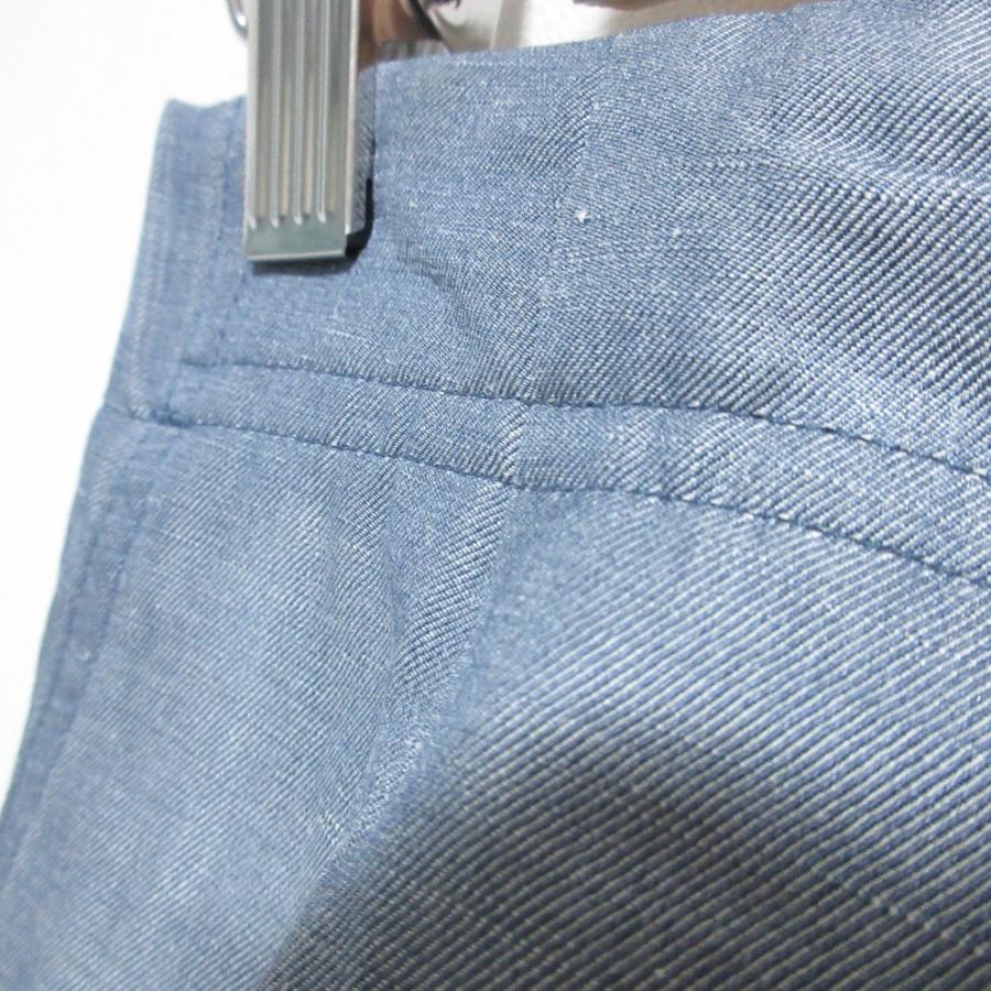 DRAWER（ドゥロワー） 美品 シルクリネン バックギャザータックパンツ