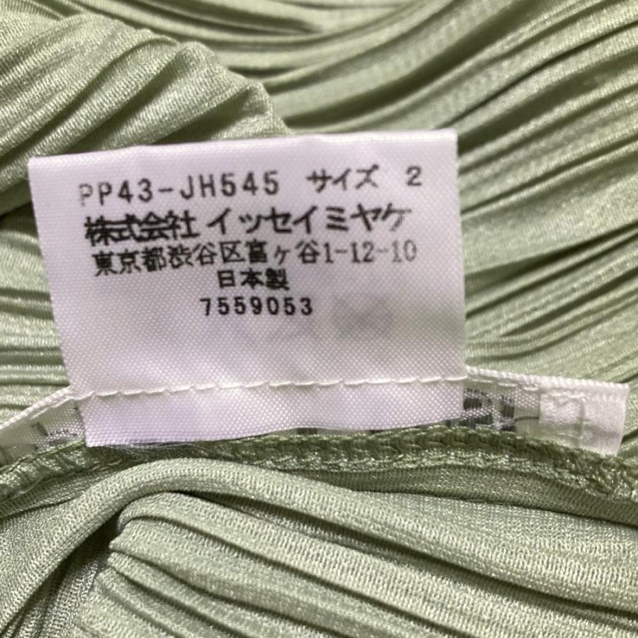 美品プリーツプリーズノースリーブ シャツワンピース PLEATS PLEASE（プリーツ プリーズ） 美品 PLEATS PLEASE ISSEY MIYAKE