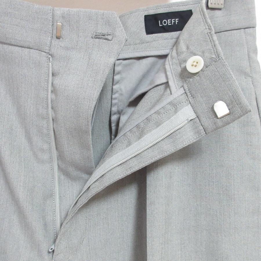 LOEFF 美品 ロエフ OX ボンタン ワンタック テーパード スラックス  