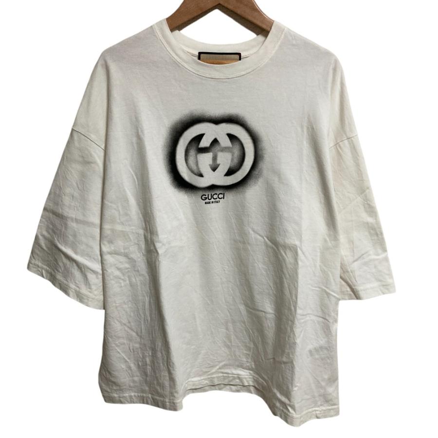 GUCCI（グッチ） 良品 24SS GUCCI ロゴ コットンジャージー オーバー