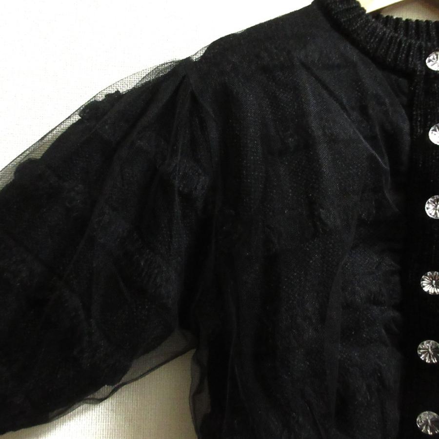 MUVEIL（ミュベール） 未使用 25SS MUVEIL オーガンジーカーディガン