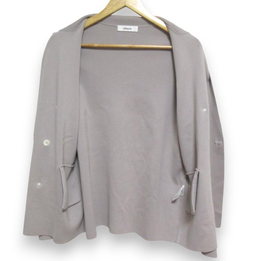ebure 美品 22SS ebure エブール コットンシルク ダブルブレスト