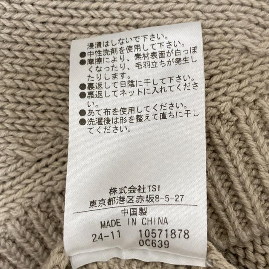マーガレットハウエル　NATURAL YARN COTTON LINEN ベスト MARGARET HOWELL（マーガレットハウエル） 美品 25SS MHL. MARGARET