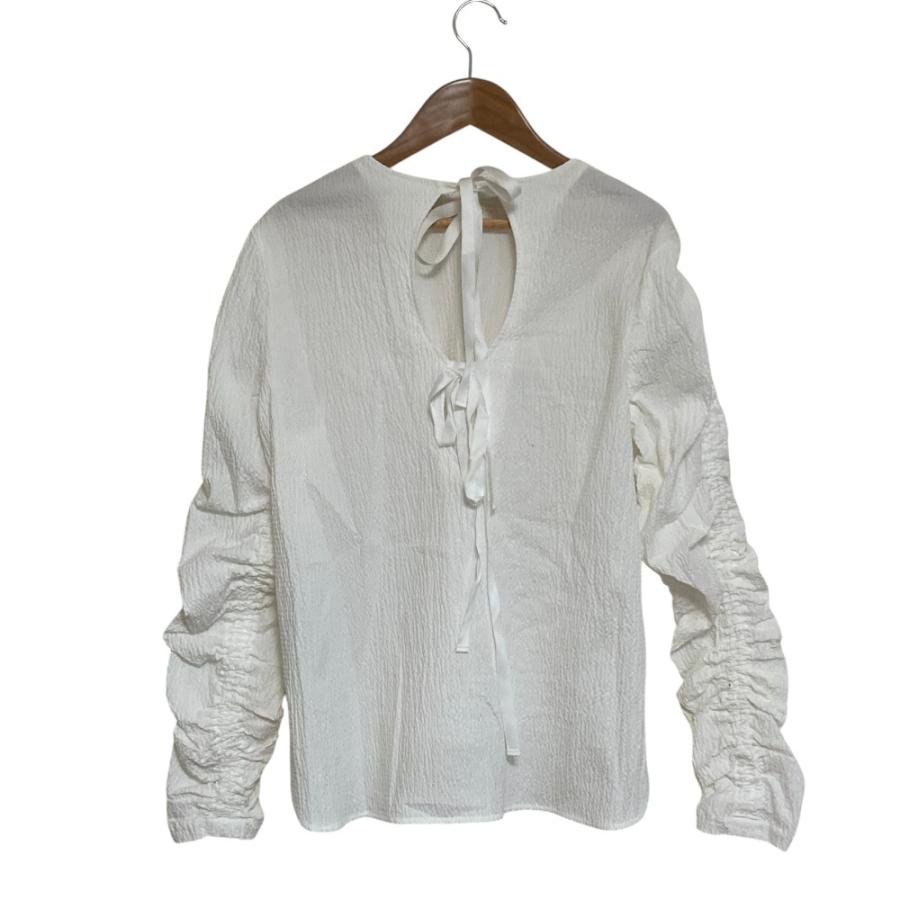 Yori 新品同様 25SS yori ヨリ ミルフィーユギャザーブラウス SC21