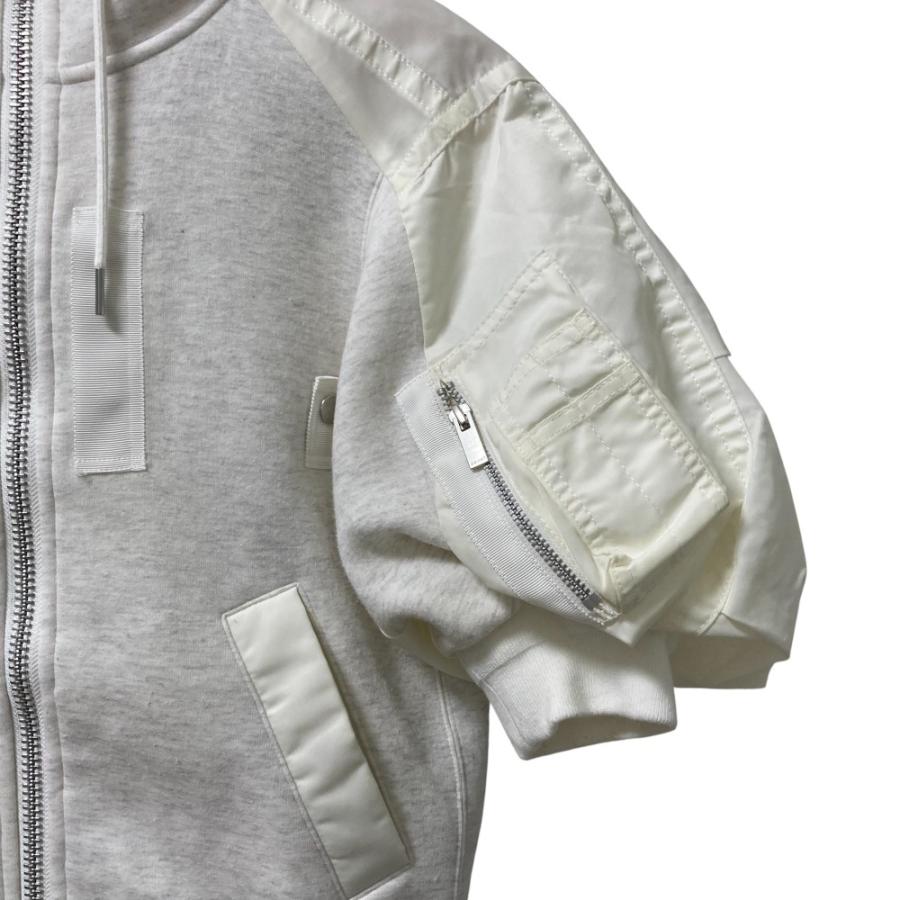 sacai ライトグレー ジップアップパーカー S 楽天市場】Sacai(サカイ) フーディパーカー アウター ダブル ジップ