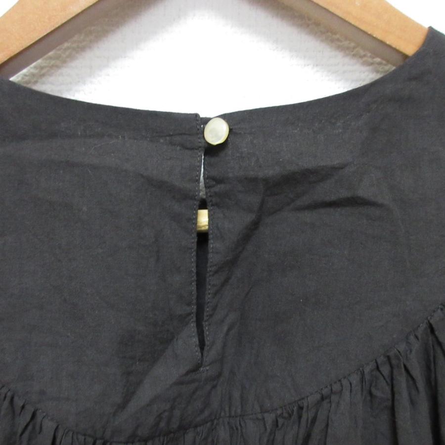 良品 45R フォーティファイブアール カディブラウス 長袖 60430071 ブラウン レディース 古着 中古 USED 良品 45R フォーティファイブアール カディブラウス 長袖 60430071