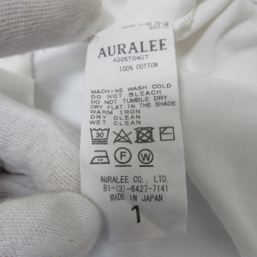 ロンハーマン別注AURALEEオーラリーTシャツLusterTeeサイズ0 美品 AURALEE（オーラリー） ロンハーマン別注 クロップドTシャツ