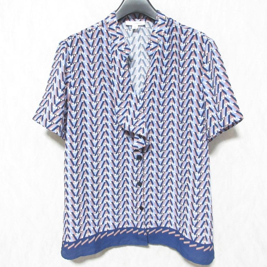 NARACAMICIE（ナラカミーチェ） 良品 パネル幾何柄アシメフリル 