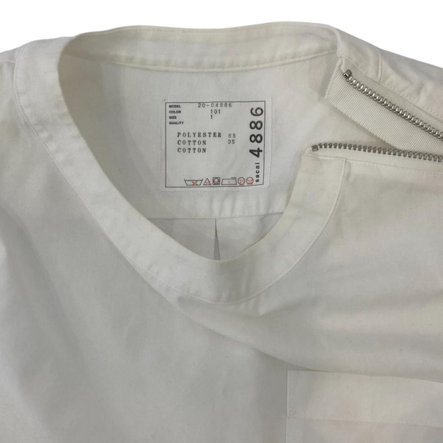 良品 sacai サカイ Flare T-shirt ショートスリーブ フレアTシャツ カットソー 20-04886 サイズ1 ホワイト レディース 古着 中古 USED sacai（サカイ） 良品 Flare T-shirt ショートスリーブ フレアTシャツ