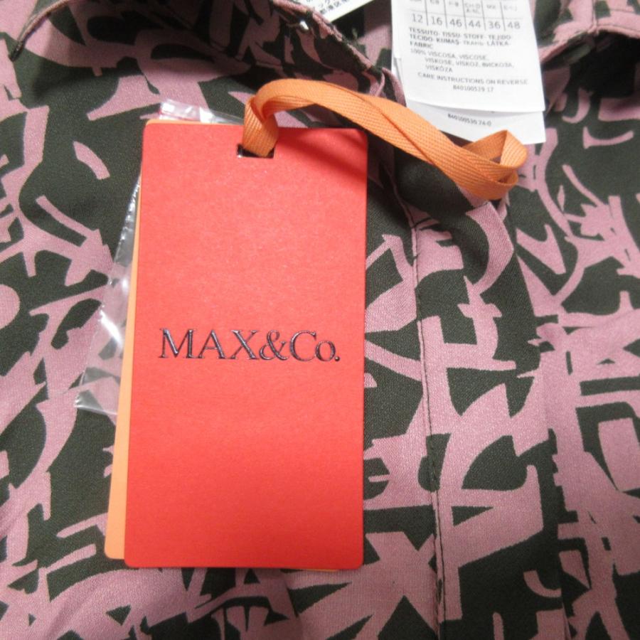 未使用 MAX&Co. マックス＆コー GLENDA 長袖 ロングシャツワンピース 