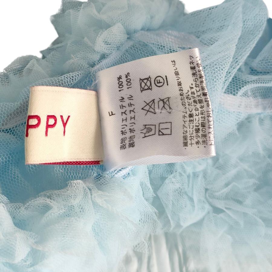 POPPYチュール バルーン チュニック ライトブルー Tulle balloon tunic (light blue)