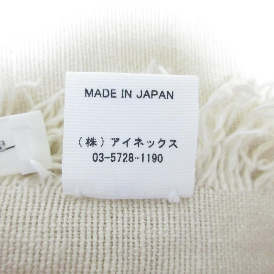 ASAUCE MELER（アソースメレ） 美品 リネン100％ 大判フリンジストール