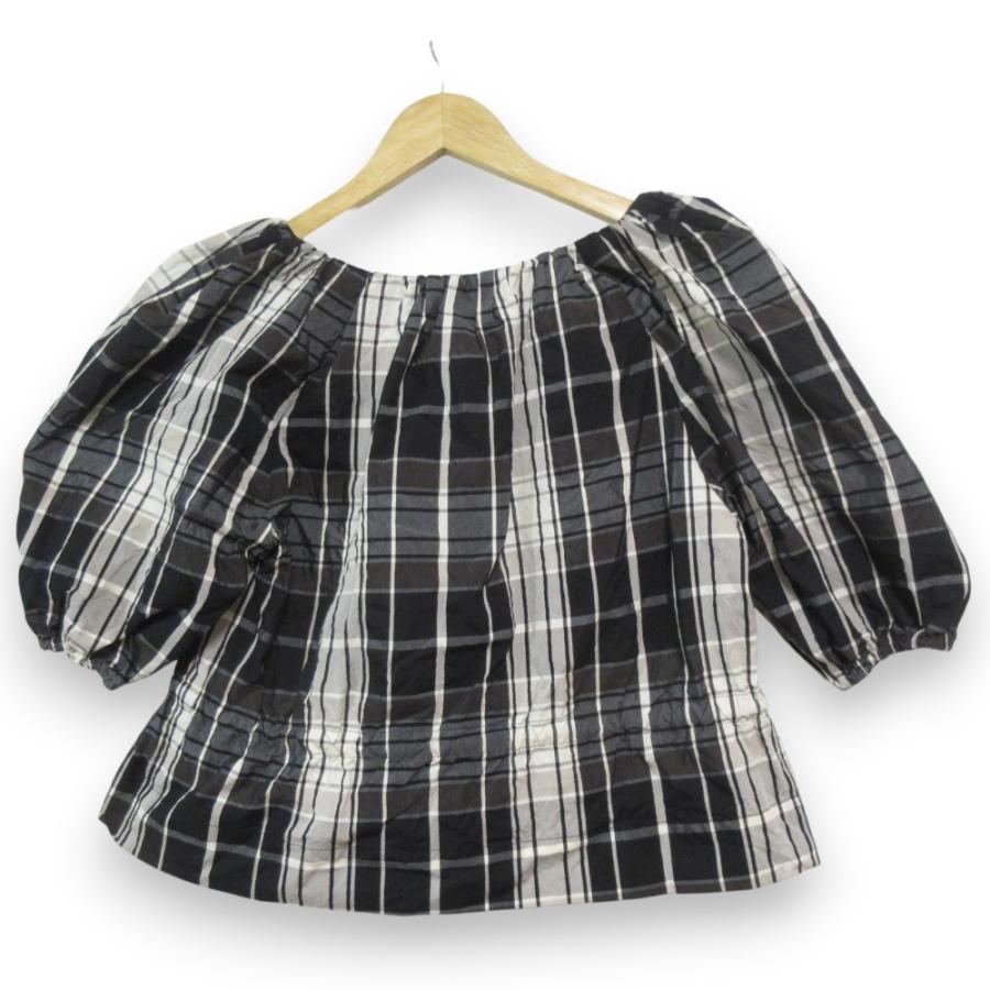 美品 25SS Vivienne Westwood ヴィヴィアンウエストウッドレッドレーベル コットンシルク タータンチェックトップ 00 ブラック レディース 古着 中古 USED Vivienne Westwood red label 美品 25SS ヴィヴィアンウエストウッド