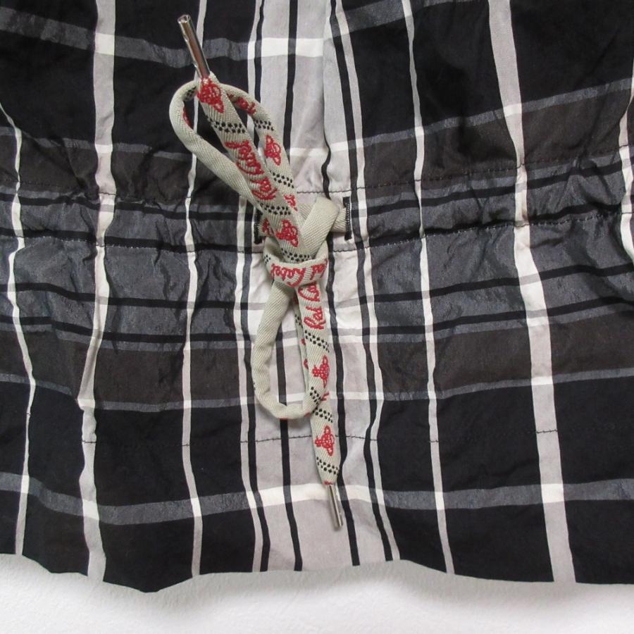 美品 25SS Vivienne Westwood ヴィヴィアンウエストウッドレッドレーベル コットンシルク タータンチェックトップ 00 ブラック レディース 古着 中古 USED Vivienne Westwood red label 美品 25SS ヴィヴィアンウエストウッド