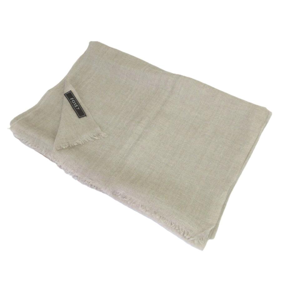 FOXEY（フォクシー） 美品 カシミヤ シルク 大判ストール ショール 