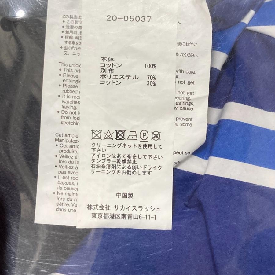 sacai（サカイ） 美品 バックプリーツ コットンポプリン ドッキング