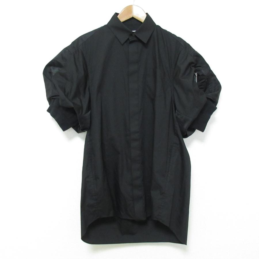 sacai（サカイ） 美品 24SS sacai Cotton Poplin × Nylon Twill Dress