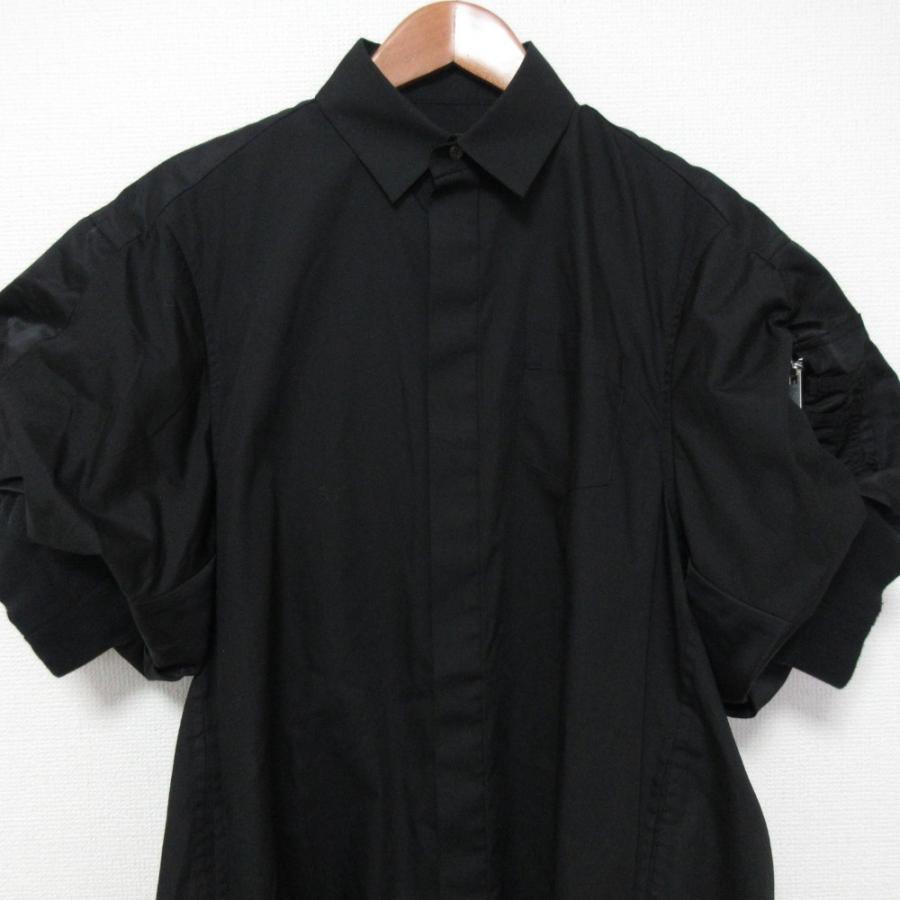 sacai（サカイ） 美品 24SS sacai Cotton Poplin × Nylon Twill Dress