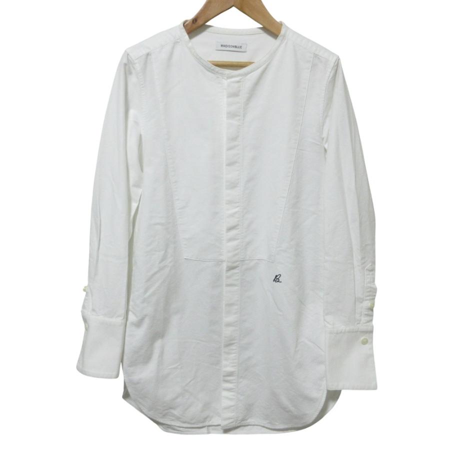 良品 マディソンブルー NO COLLAR LONG SH OX ノーカラー