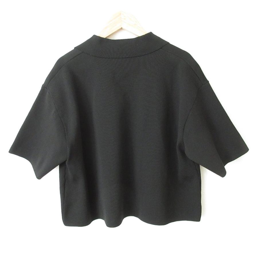 【中古】未使用品 ミラオーウェン Mila Owen 25SS セットアップ 上下 短丈スキッパーポロニット スカート ロング Mila Owen（ミラオーウェン） 良品 25SS Mila Owen 短丈スキッパーポロ