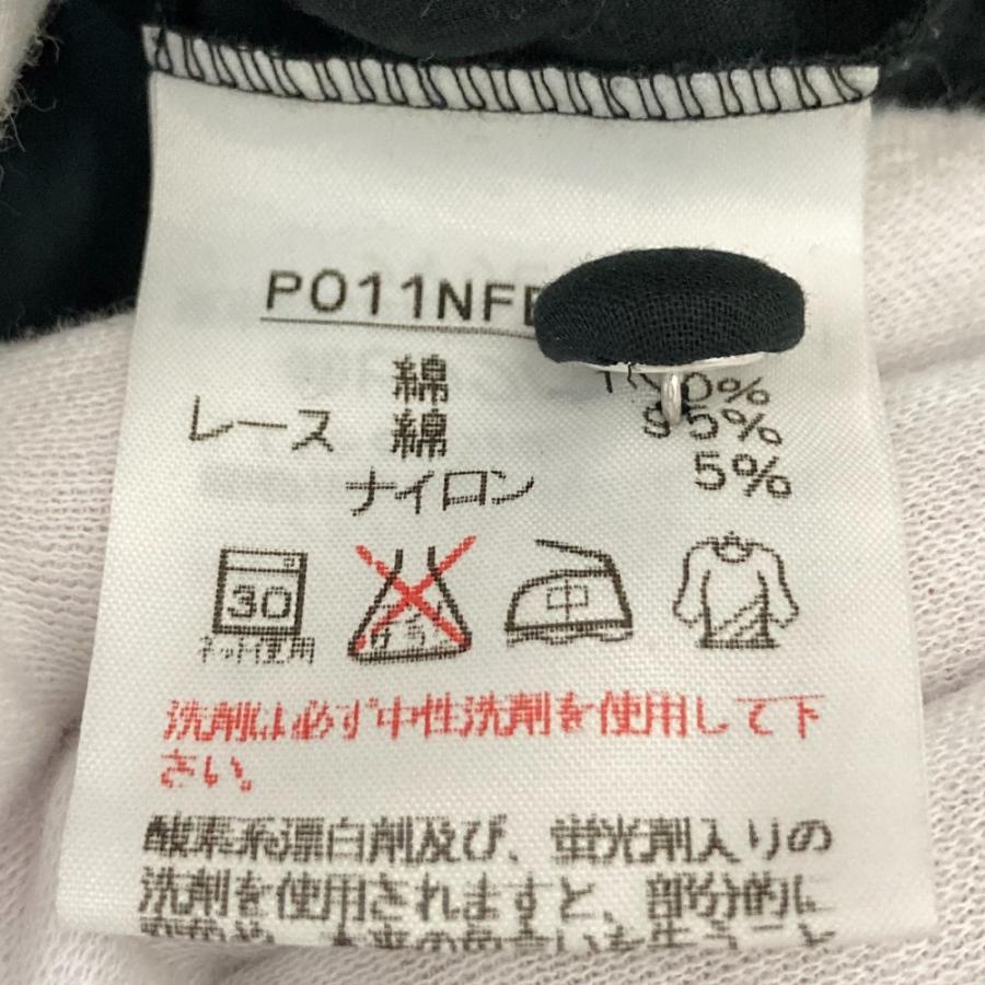 美品 PINK HOUSE ピンクハウス フリルレース ブラウス ブラック レディース 古着 中古 USED PINK HOUSE（ピンクハウス） 美品 フリルレース ブラウス ブラック
