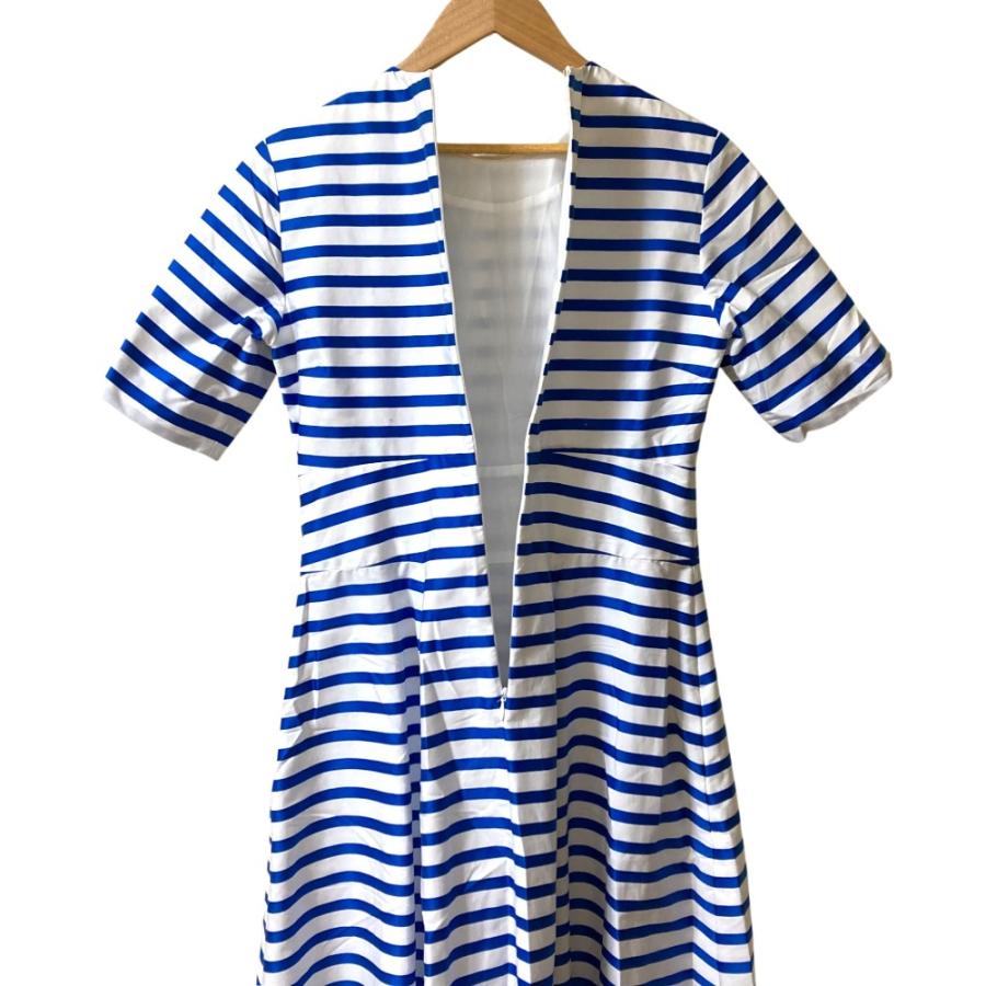 良品 23SS MADISONBLUE マディソンブルー FIT＆FLARE DR S/S BORDER