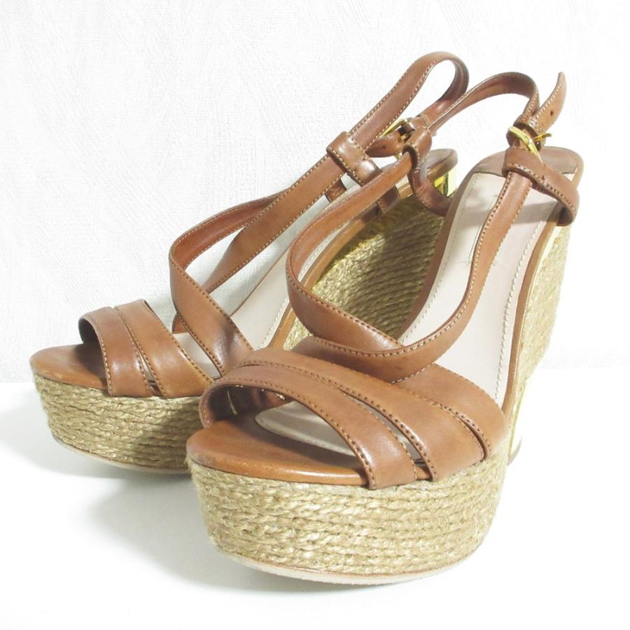 miu miu（ミュウミュウ） 良品 レザー クロスストラップ