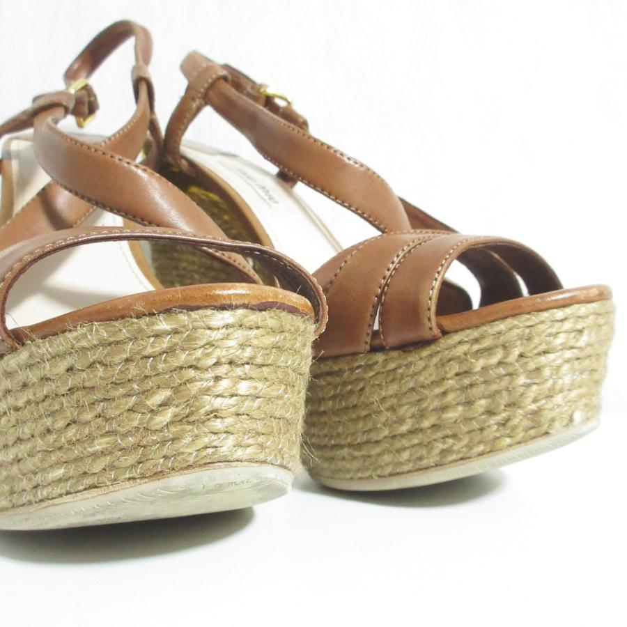 miu miu（ミュウミュウ） 良品 レザー クロスストラップ