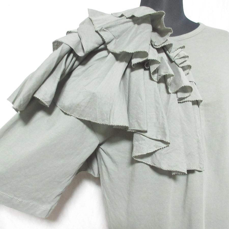 美品 AAYUSHI アユーシ アシンメトリー ボリュームショルダー フリル
