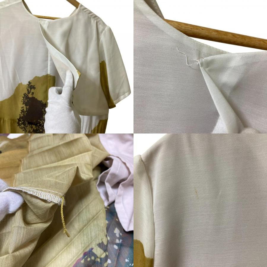 良品 AMERI VINTAGE アメリヴィンテージ FUDE ART PLEATS DRESS 