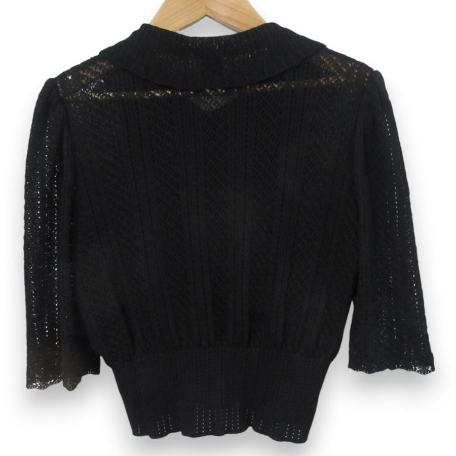FETICO（フェティコ） 美品 LACE KNIT SHORT-SLEEVED CARDIGAN