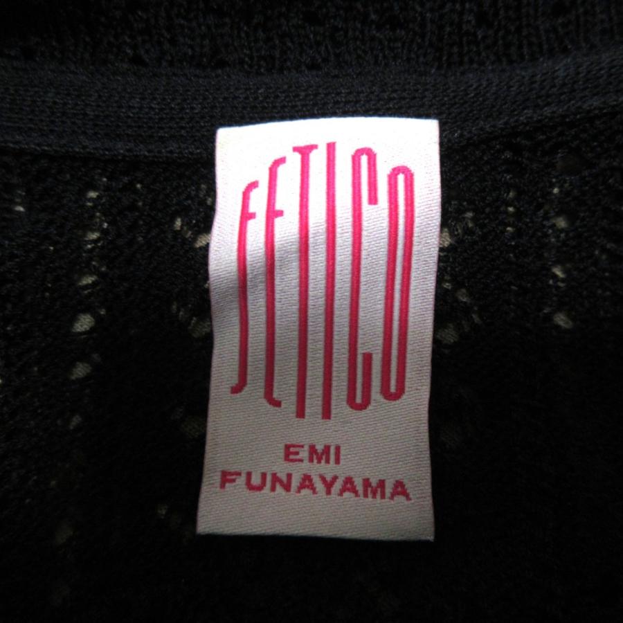 FETICO（フェティコ） 美品 LACE KNIT SHORT-SLEEVED CARDIGAN