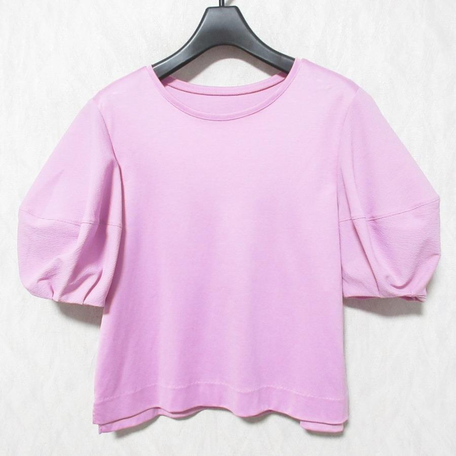 美品 24SS ANAYI アナイ パフスリーブ カットソー サイズ36 ライトパープル レディース 古着 中古 USED ANAYI（アナイ） 美品 24SS ANAYI パフスリーブ カットソー サイズ36