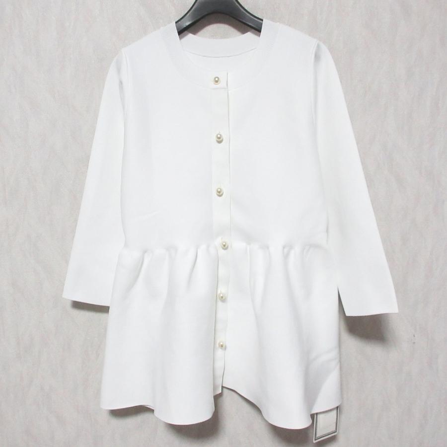 洋服の青山】ブラウス レディース オールシーズン ホワイト 白無地 7分 