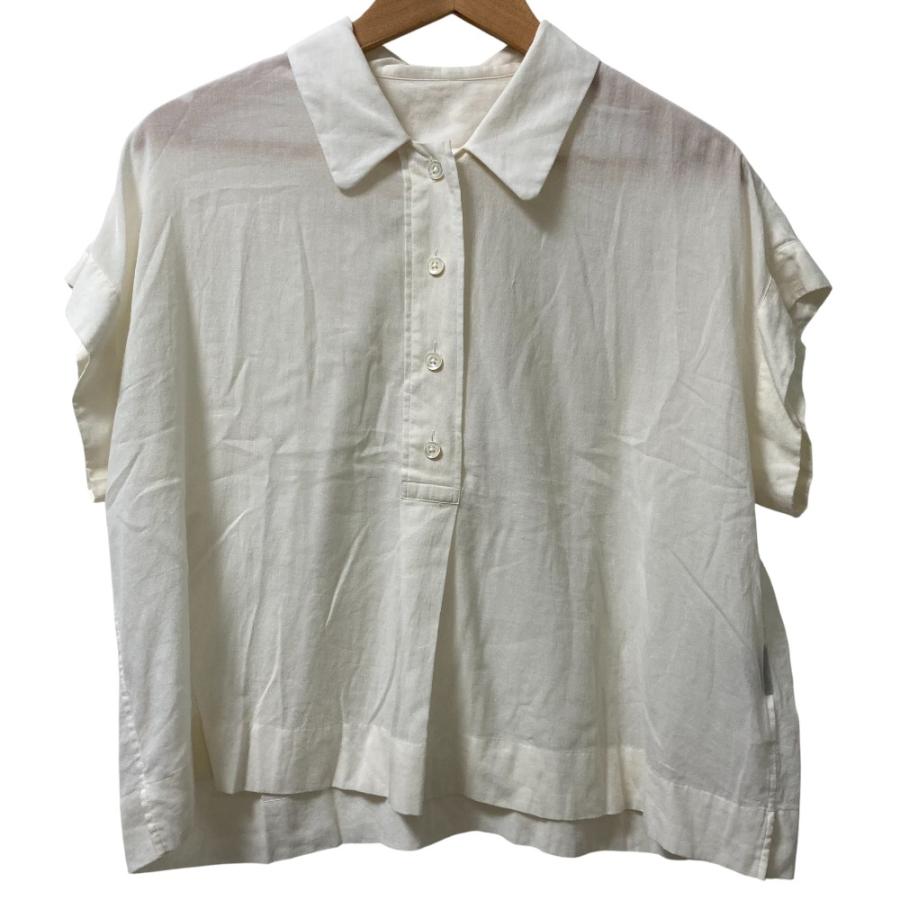 トップス MARGARET HOWELL COTTON CHIFFON MARGARET HOWELL（マーガレットハウエル） 美品 25SS MHL. MARGARET
