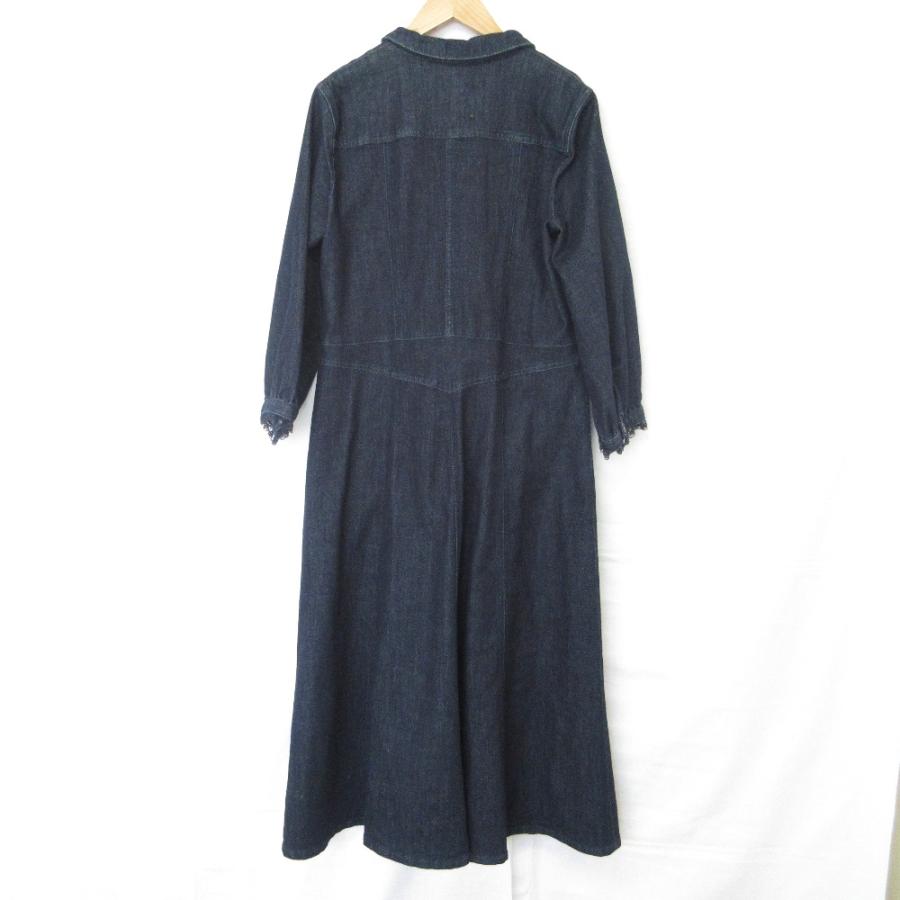 INGEBORG（インゲボルグ） 美品 ストレッチ デニム ロングワンピース 