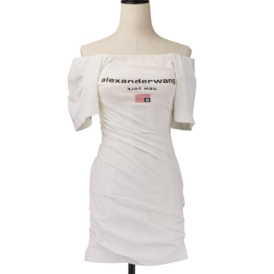 Alexander Wang ツイストTシャツビスチェドレス ワンピース 2 alexanderwang（アレキサンダー・ワン） ツイストTシャツビスチェ