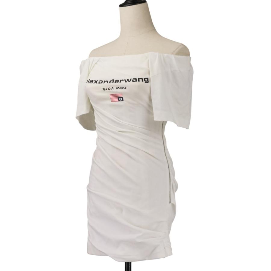 Alexander Wang ツイストTシャツビスチェドレス ワンピース 2 alexanderwang（アレキサンダー・ワン） ツイストTシャツビスチェ