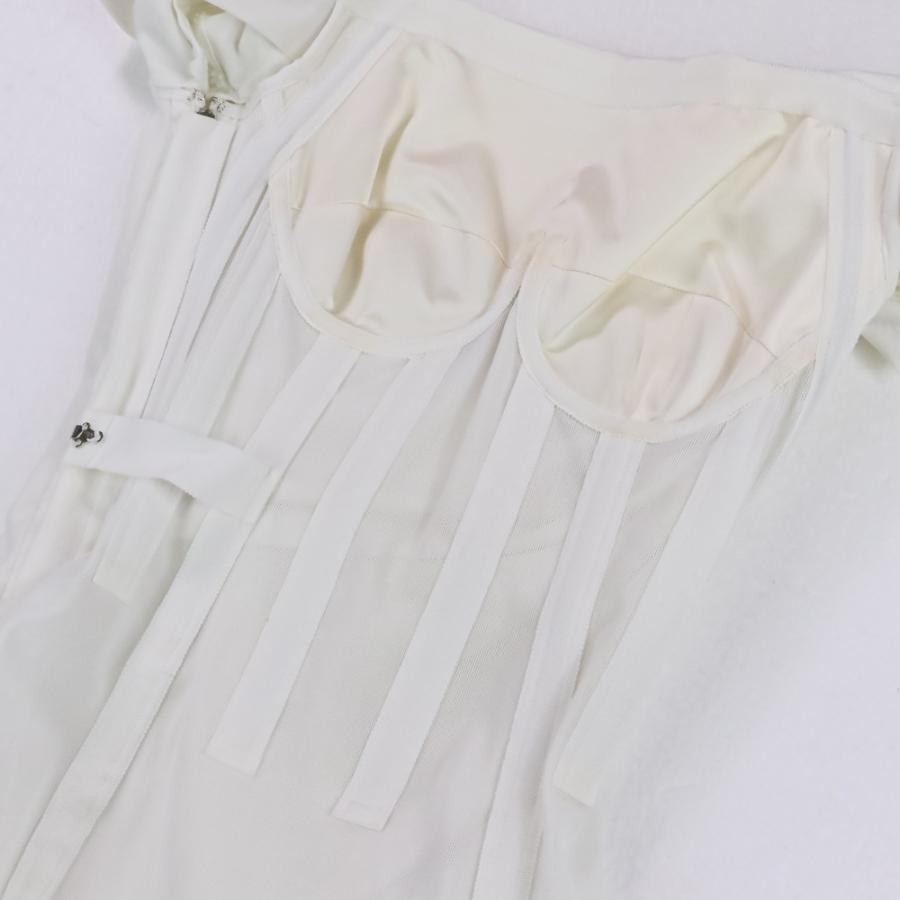 Alexander Wang ツイストTシャツビスチェドレス alexanderwang（アレキサンダー・ワン） ツイストTシャツビスチェ