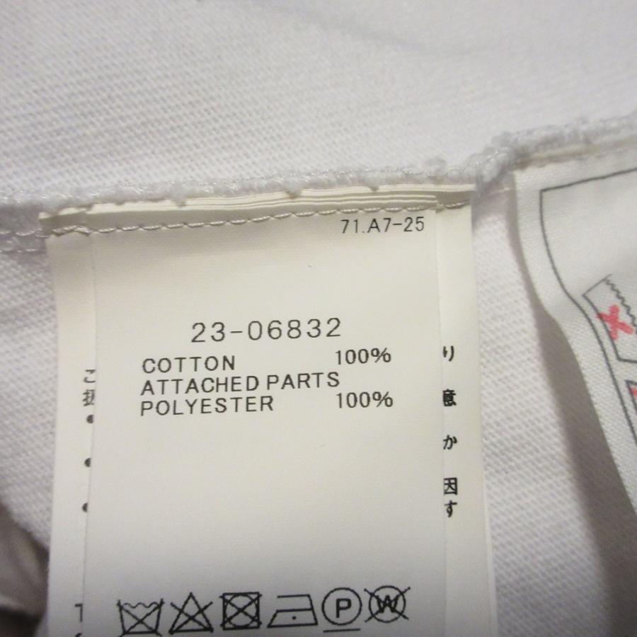 sacai（サカイ） 美品 23SS sacai メッシュプリーツ ドッキングTシャツ