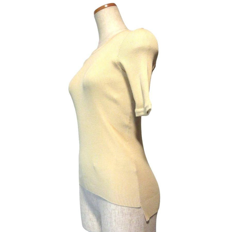 AURALEE（オーラリー） 美品 GIZA HIGH GAUGE RIB KNIT TEE A00T02HR