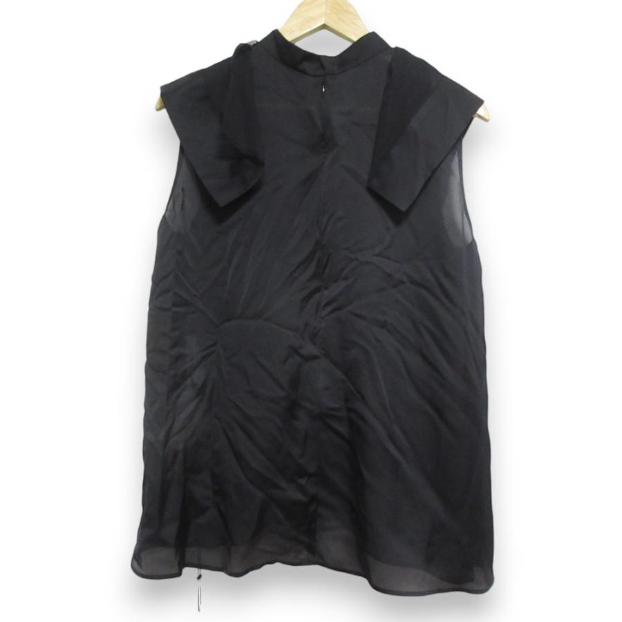 【未使用】Sacai クロップドブラウス sacai(サカイ) / クロップドブラウス/1/コットン/BLK | 古着の販売
