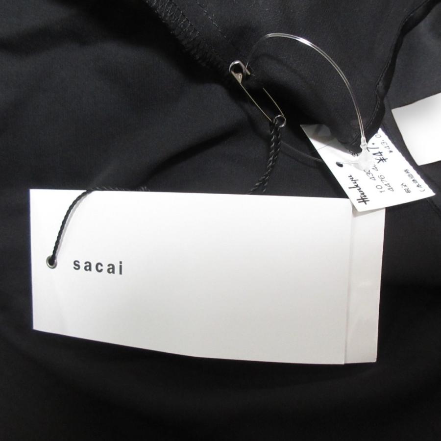 sacai（サカイ） 未使用 25SS sacai SATIN CHIFFON PULLOVER サテン