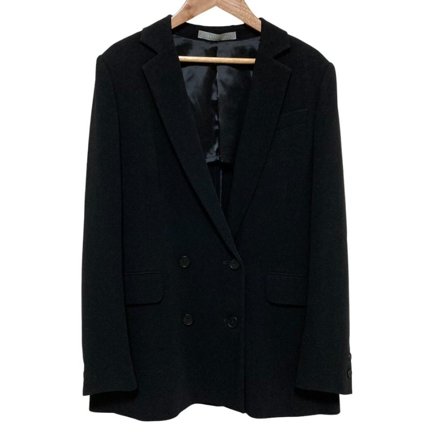Theory Luxe EXECUTIVE テーラードジャケット 34サイズ 黒 theory luxe（セオリーリュクス） 美品 23SS Theory luxe ROW CREPE