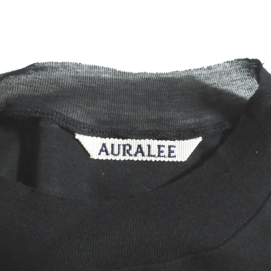 AURALEE（オーラリー） 美品 スーパー ハイゲージ シアー リブ Tシャツ