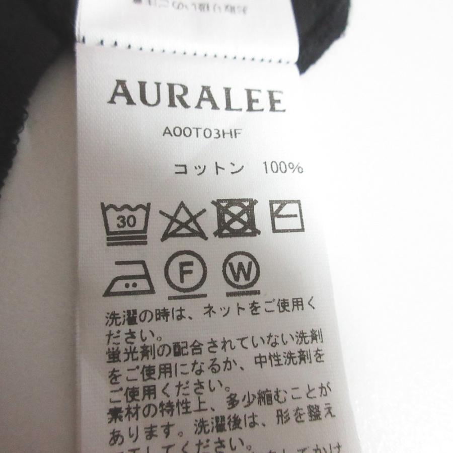 AURALEE（オーラリー） 美品 スーパー ハイゲージ シアー リブ Tシャツ