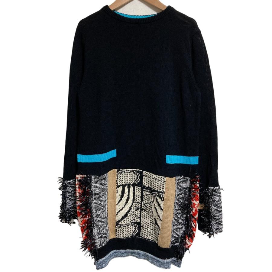 【美品】TOGA PULLA ミックスジャガードニットドレス M相当 TOGA PULLA（トーガ プルラ） 美品 ミックスジャガードニットドレス