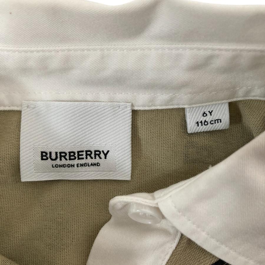 BURBERRY（バーバリー） 良品 ロゴ シャツ ドレス ワンピース キッズ