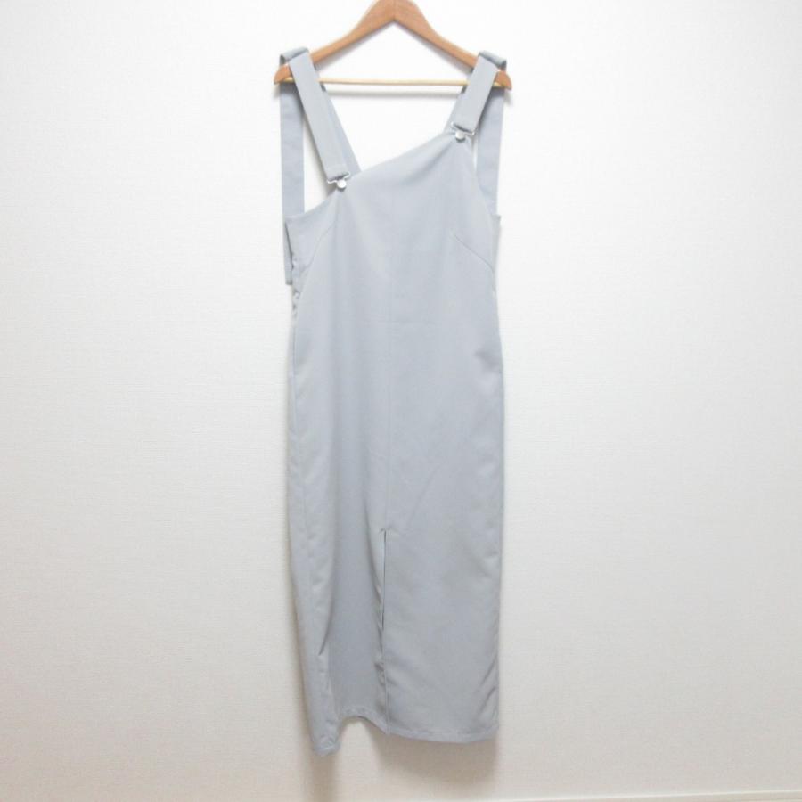 CLANE（クラネ） 良品 23SS CLANE SLANT LINE SALOPETTE ONE PIECE